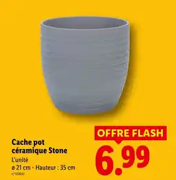 Lidl Stone Cache pot céramique offre