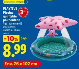 Lidl PLAYTIVE Piscine gonflable pour enfant offre