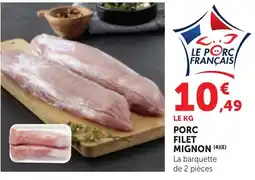 Bi1 LE PORC FRANÇAIS PORC FILET MIGNON offre