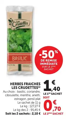 Bi1 Les Crudettes Basilic offre