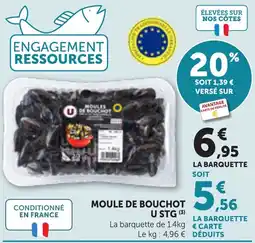 Bi1 U MOULES DE BOUCHOT offre