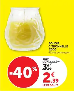 Bi1 BOUGIE CITRONNELLE offre