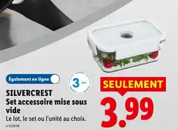 Lidl SILVERCREST Set accessoire mise sous vide offre