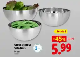 Lidl SILVERCREST Saladiers offre