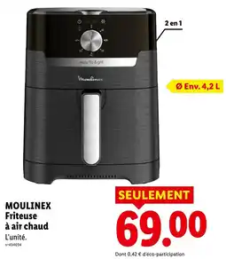 Lidl MOULINEX Friteuse à air chaud offre