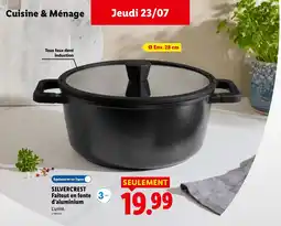 Lidl SILVERCREST Faitout en fonte d'aluminium offre