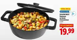 Lidl SILVERCREST Sauteuse en fonte d'aluminium offre