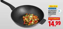 Lidl SILVERCREST Wok en fonte d'aluminium offre