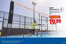 Lidl CRIVIT Filet de sport 3 m offre