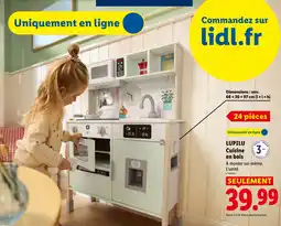 Lidl LUPILU Cuisine en bois offre