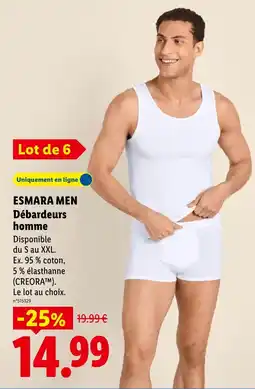 Lidl ESMARA MEN Débardeurs homme offre