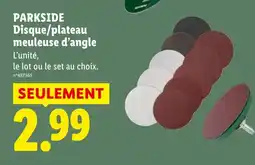 Lidl PARKSIDE Disque/plateau meuleuse d'angle offre