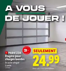 Lidl PARKSIDE Étagère pour charges lourdes offre