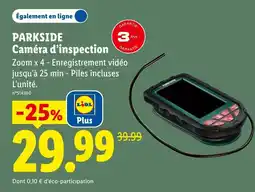 Lidl PARKSIDE Caméra d'inspection offre