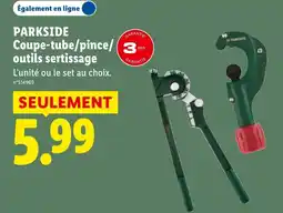 Lidl PARKSIDE Coupe-tube/pince/outils sertissage offre