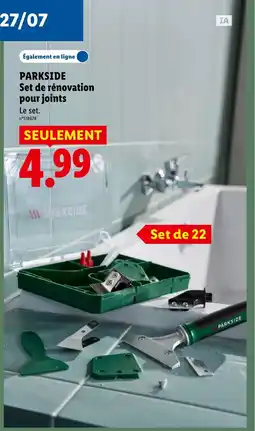 Lidl PARKSIDE Set de rénovation pour joints offre