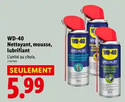 Lidl Wd-40 nettoyant, mousse, lubrifiant offre