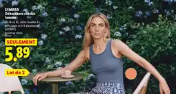 Lidl Esmara debardeurs coteles femme offre