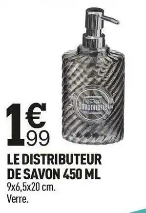 Centrakor Le distributeur de savon offre