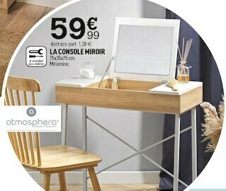 Centrakor La console miroir offre