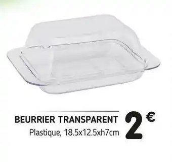 Beurrier transparent