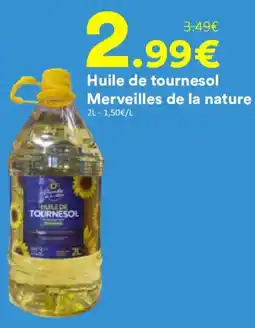 Hmarket Merveilles de la nature Huile de tournesol offre