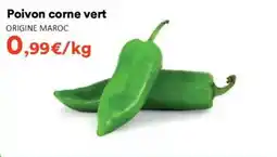 Hmarket Poivron corne vert offre