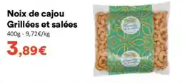 Hmarket Noix de cajou Grillées et salées offre