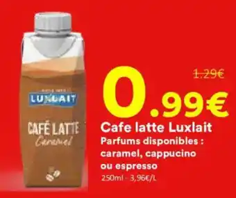Hmarket Luxlait Cafe latte offre