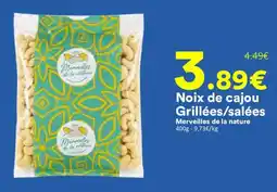 Hmarket Merveilles de la nature Noix de cajou offre