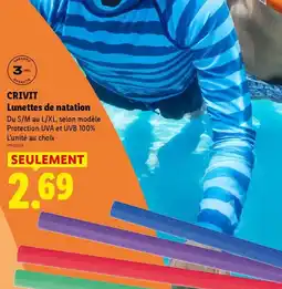 Lidl CRIVIT Lunettes de natation offre