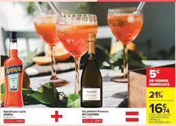 Carrefour Market APEROL Apéritif pour spritz offre
