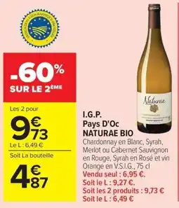 Carrefour Market NATURAE offre
