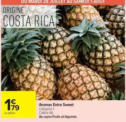 Carrefour Market Ananas Extra Sweet offre