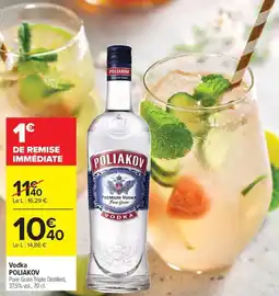 Carrefour Market POLIakov Vodka offre