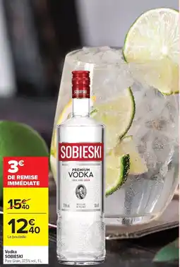 Carrefour Market SOBIESKI Vodka offre