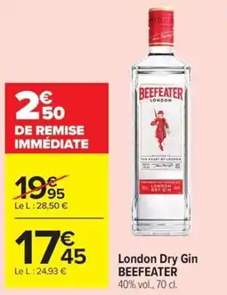 Carrefour Market BEEFEATER London Dry Gin offre