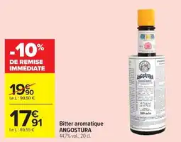 Carrefour Market ANGOSTURA Bitter aromatique offre