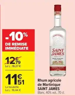 Carrefour Market SAINT JAMES Rhum agricole offre