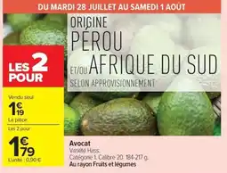 Carrefour Market Avocat offre