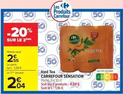 Carrefour Market Carrefour Sensation Iced Tea offre