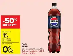 Carrefour Market PEPSI Soda offre