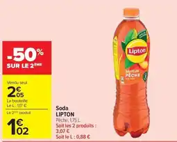 Carrefour Market LIPTON Soda offre