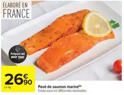 Carrefour Market Pavé de saumon mariné offre