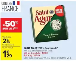 Carrefour Market Saint Agur offre