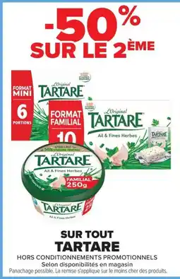 Carrefour Market TARTARE offre