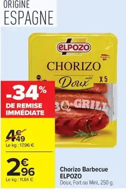 Carrefour Market ELPOZO Chorizo offre