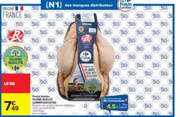 Carrefour Market Label Rouge Poulet fermier offre
