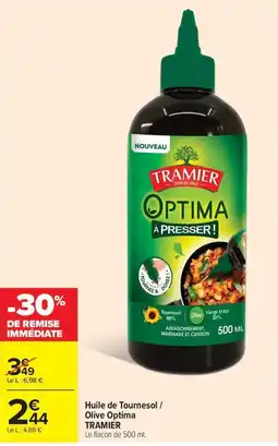 Carrefour Market TRAMIER Huile de Tournesol / Olive Optima offre