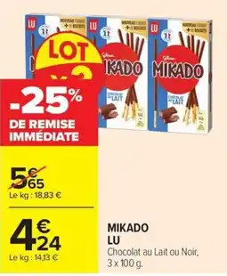Carrefour Market LU MIKADO offre